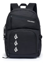 Mochila Bolsa Universitária Reforçada Notebook Viagem Desenho Do Tecido Preto