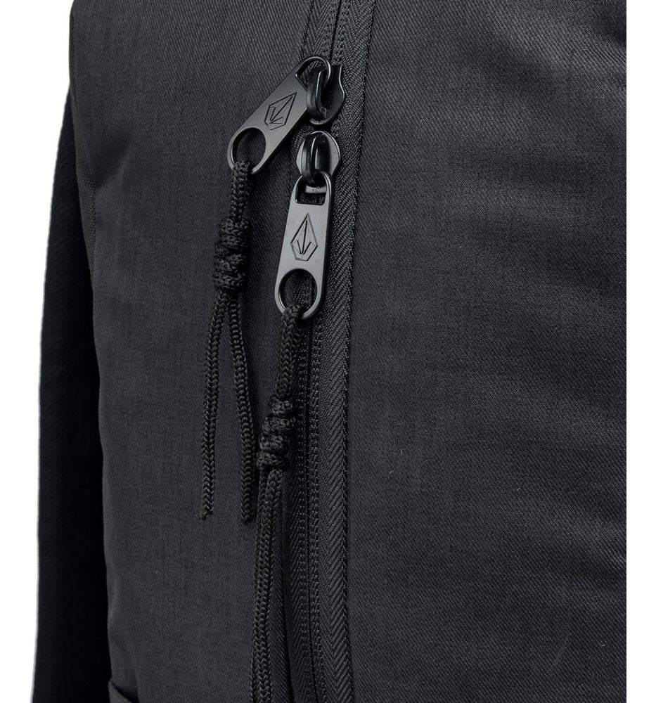 Mochila Bolsa Universitária Reforçada Notebook Viagem Desenho Do Tecido Preto