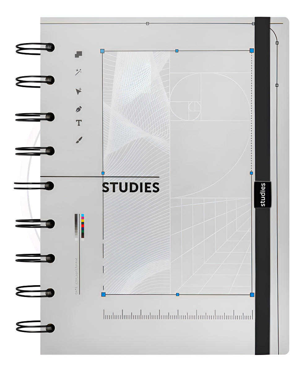 Caderno Reposicionável Médio Design Studies - 1 Un