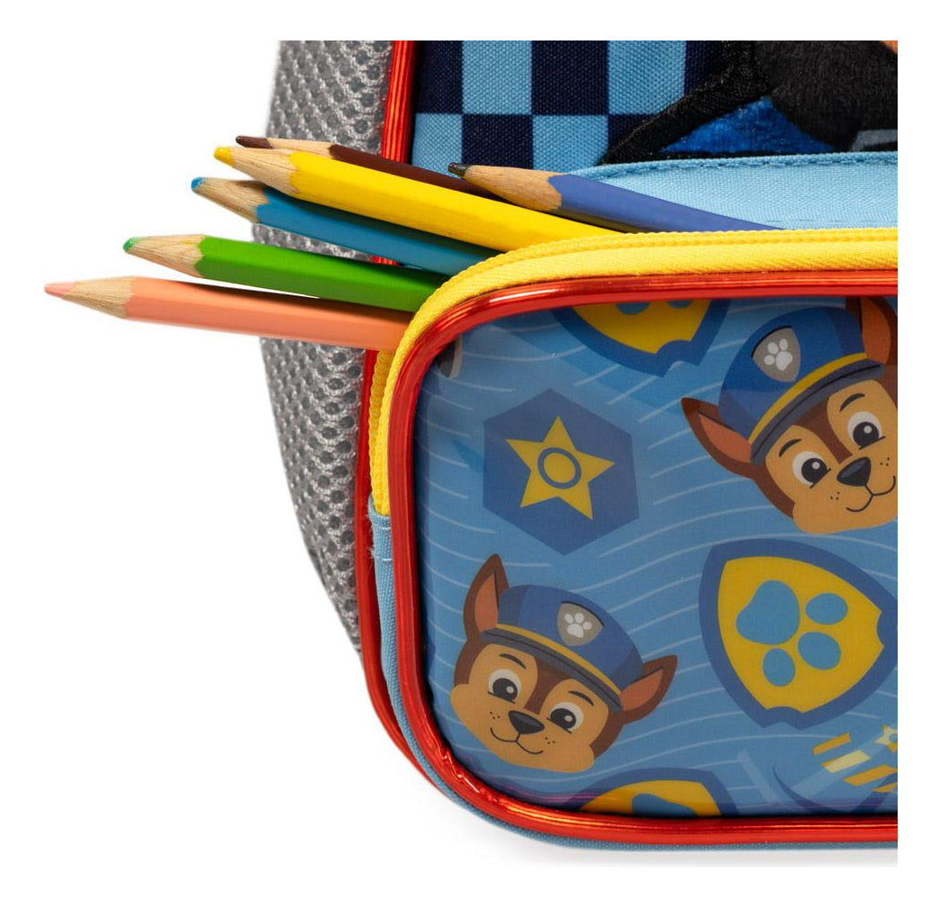 Mochila Escolar Masculina Infantil Patrulha Canina Chase Cor Azul