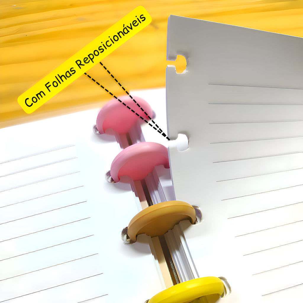 Caderno De Disco Basic Inteligente Grande Believe - 10 Mat