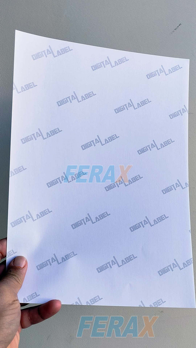 50 Vinil Adesivo Transparente 100% A4 - Impressora Laser