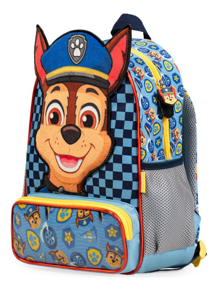 Mochila Escolar Masculina Infantil Patrulha Canina Chase Cor Azul