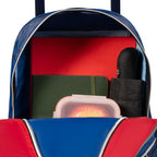 Mochila De Rodinha Infantil Masculina Futebol Azul Cor Azul-escuro