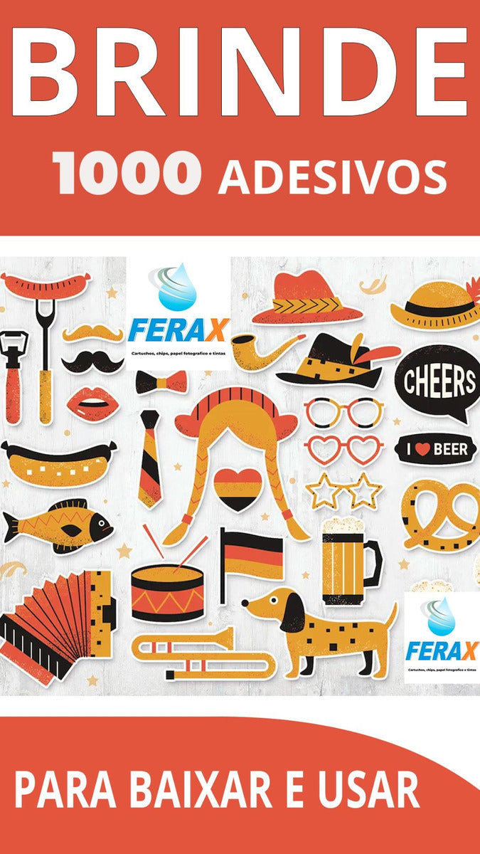 50 Vinil Adesivo Transparente 100% A4 - Impressora Laser