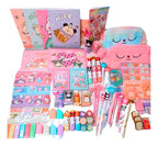 Kit 25 Itens Papelaria Fofa Kawaii Caixa Presente Criativo